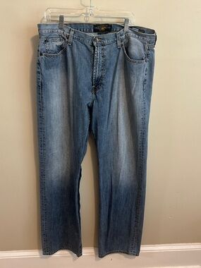 Lucky Brand 181 Relaxed Straight Men's Jeans 38x34 Blue